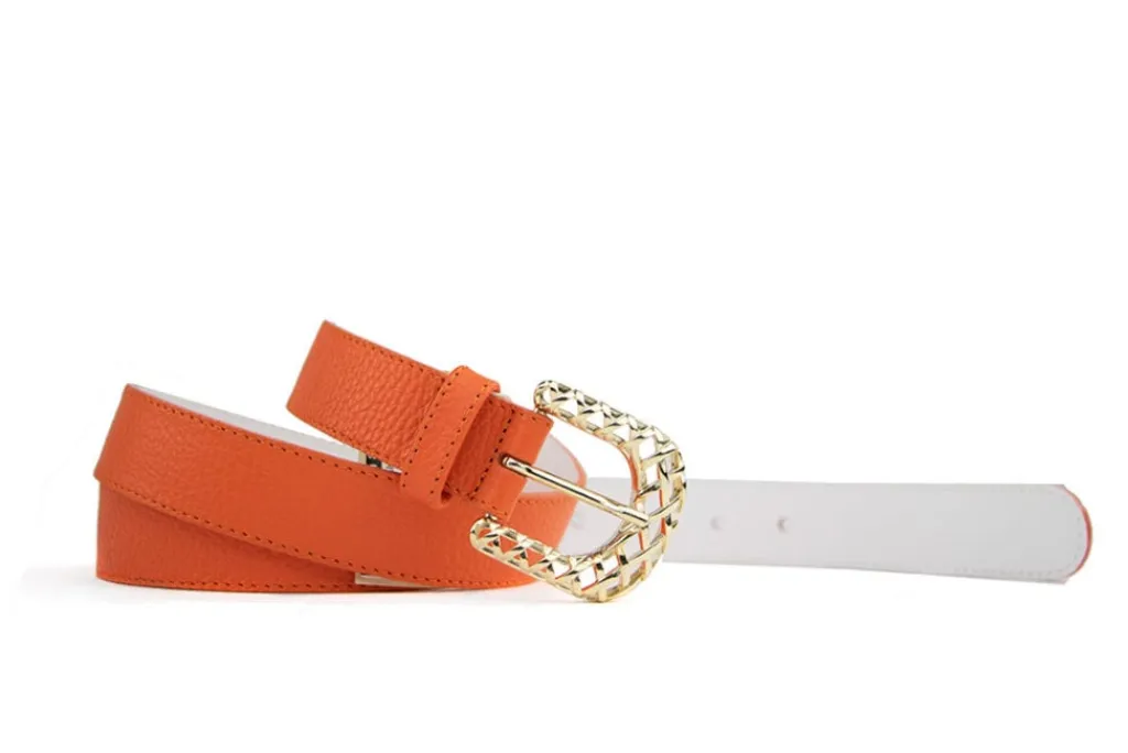 Riemen | Damesaccessoires^HAN Riem Perla Orange