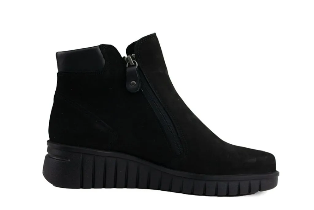 Enkellaarzen | Wijdte H^Hartjes Country Boot Schwarz Nubuck