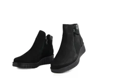 Enkellaarzen | Wijdte H^Hartjes Country Boot Schwarz Nubuck