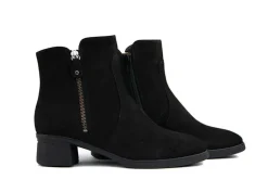 Enkellaarzen | Wijdte G^Hartjes Enkellaars Blues Boot Schwarz