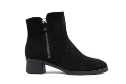 Enkellaarzen | Wijdte G^Hartjes Enkellaars Blues Boot Schwarz