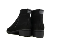 Enkellaarzen | Wijdte H^Hartjes Enkellaarsjes Hip Zwart Nubuck