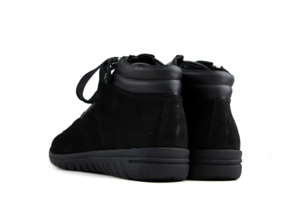 Veterschoenen | Wijdte G^Hartjes Hoge Veterschoen Casual Boots Zwart
