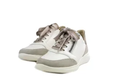 Sneakers | Wijdte G^Hartjes Sneaker Breeze Beige Velour Nappa