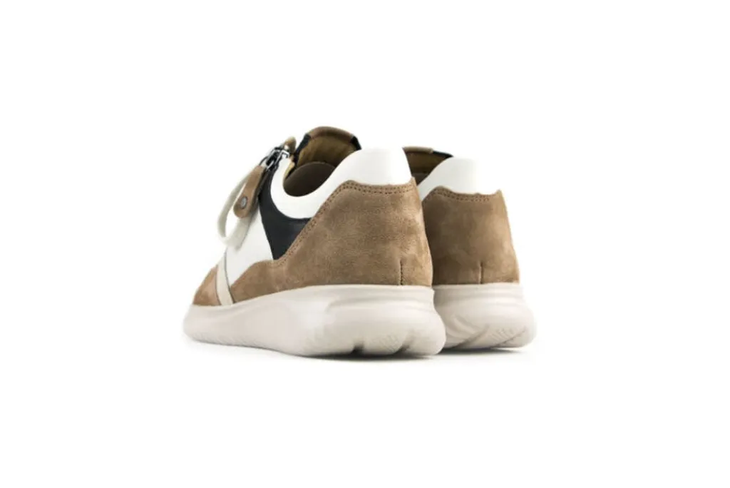 Sneakers | Wijdte G^Hartjes Sneaker Breeze Camel Beige