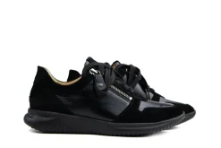 Sneakers | Wijdte G^Hartjes Sneaker Breeze Schwarz Suede Lack