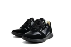 Sneakers | Wijdte G^Hartjes Sneaker Breeze Schwarz Suede Lack