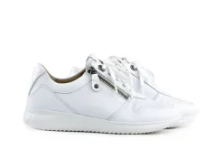 Sneakers | Wijdte G^Hartjes Sneaker Breeze Weiss Nappa