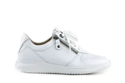 Sneakers | Wijdte G^Hartjes Sneaker Breeze Weiss Nappa