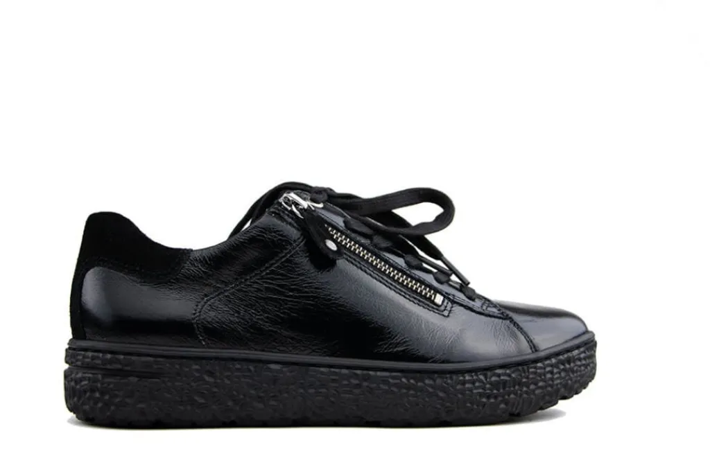 Sneakers | Wijdte H^Hartjes Sneaker Phil Schwarz Lack