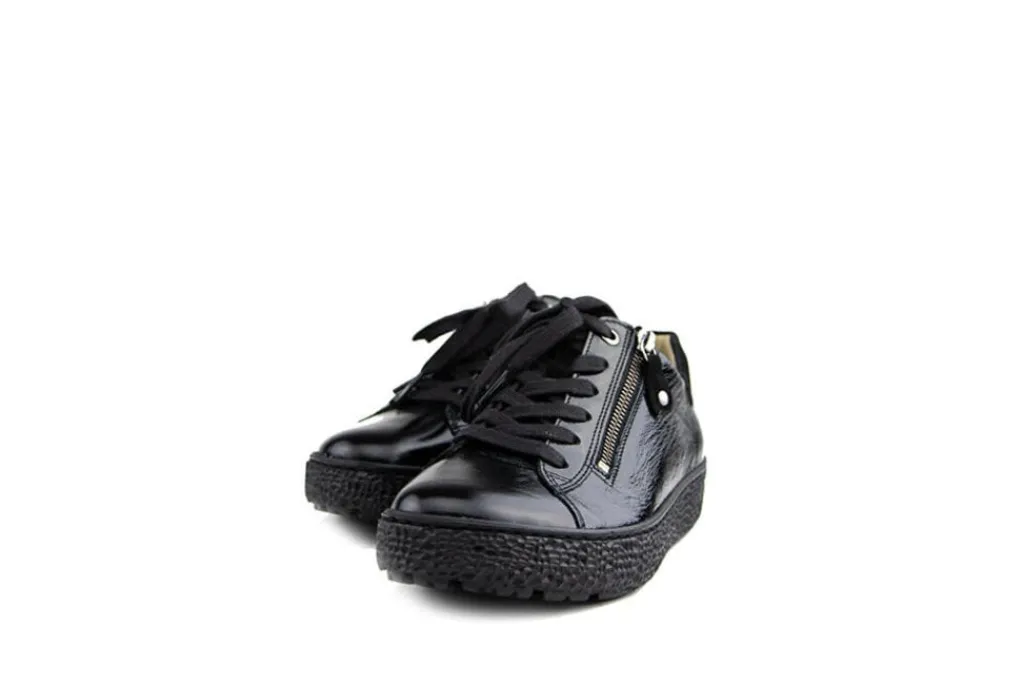 Sneakers | Wijdte H^Hartjes Sneaker Phil Schwarz Lack