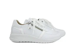 Wijdte G | Sneakers^Hartjes Sneaker Wave Shoe White Nappa Lack