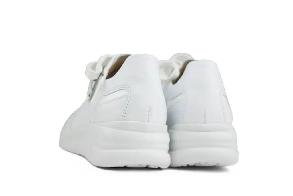 Wijdte G | Sneakers^Hartjes Sneaker Wave Shoe White Nappa Lack