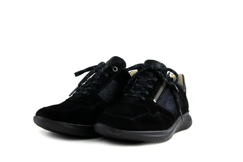 Sneakers | Wijdte G^Hartjes Sneakers Zwart Breeze Combi