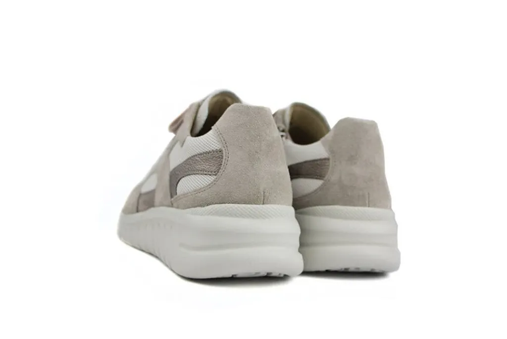 Sneakers | Wijdte G^Hartjes Wave Shoe Birke Beige Velour Nappa