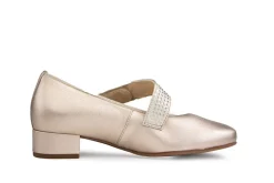 Bandschoenen^Hassia Bandschoen Lightbronze Perlato