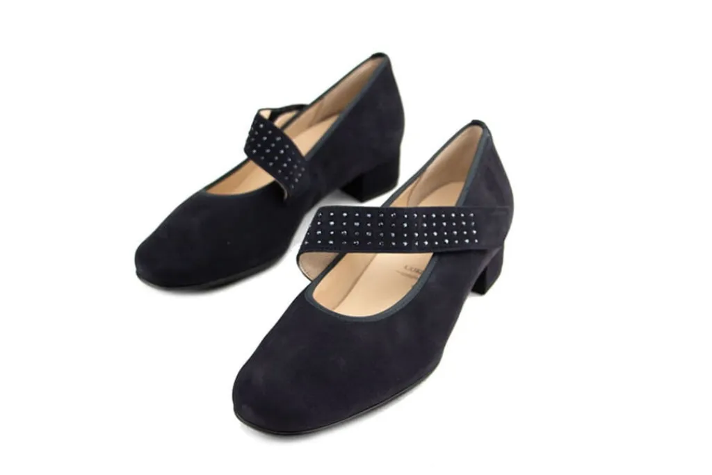 Pumps | Wijdte K^Hassia Bandschoen Ocean Strass