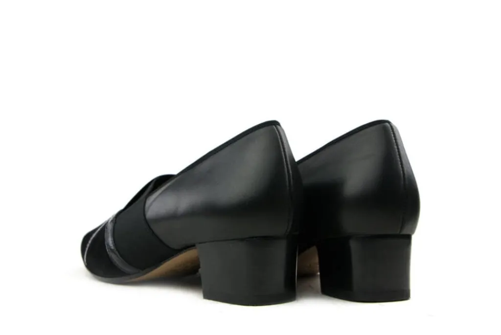 Pumps | Wijdte J^Hassia Instapper Elastiek Schwarz