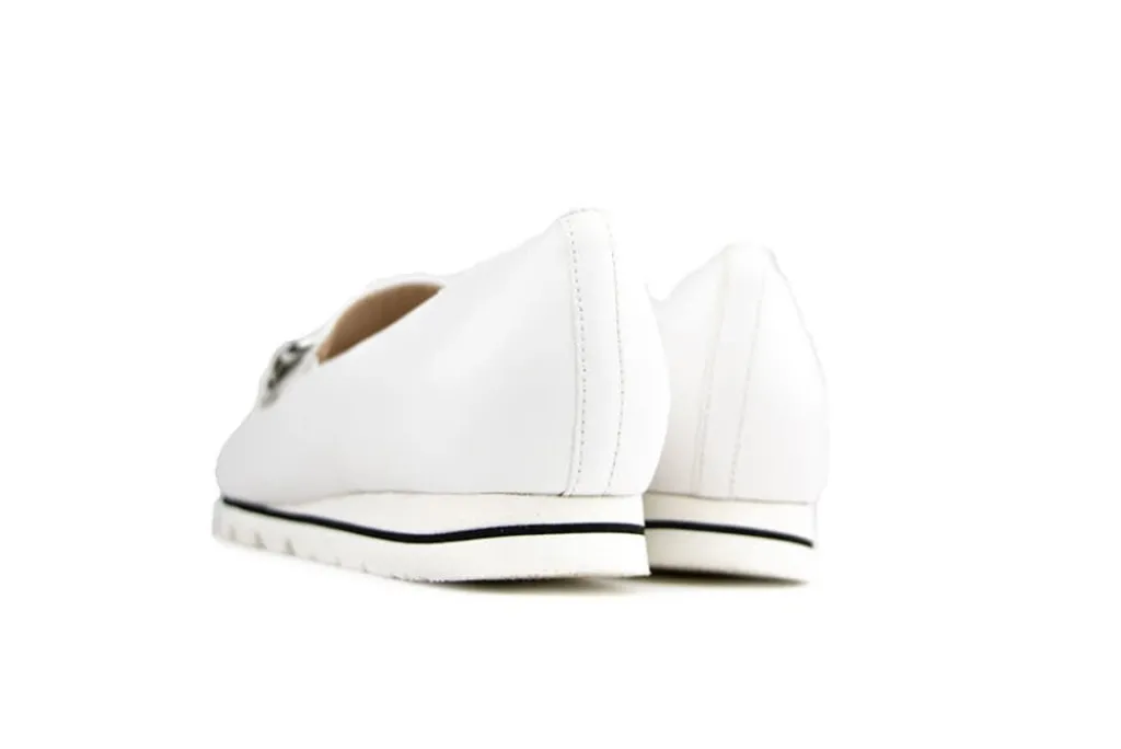 Loafers | Wijdte G^Hassia Loafer Ketting Milk Nappa