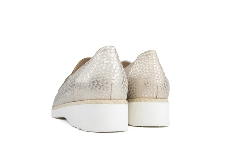 Instappers | Loafers / Instappers^Hassia Loafer Platin Porzella