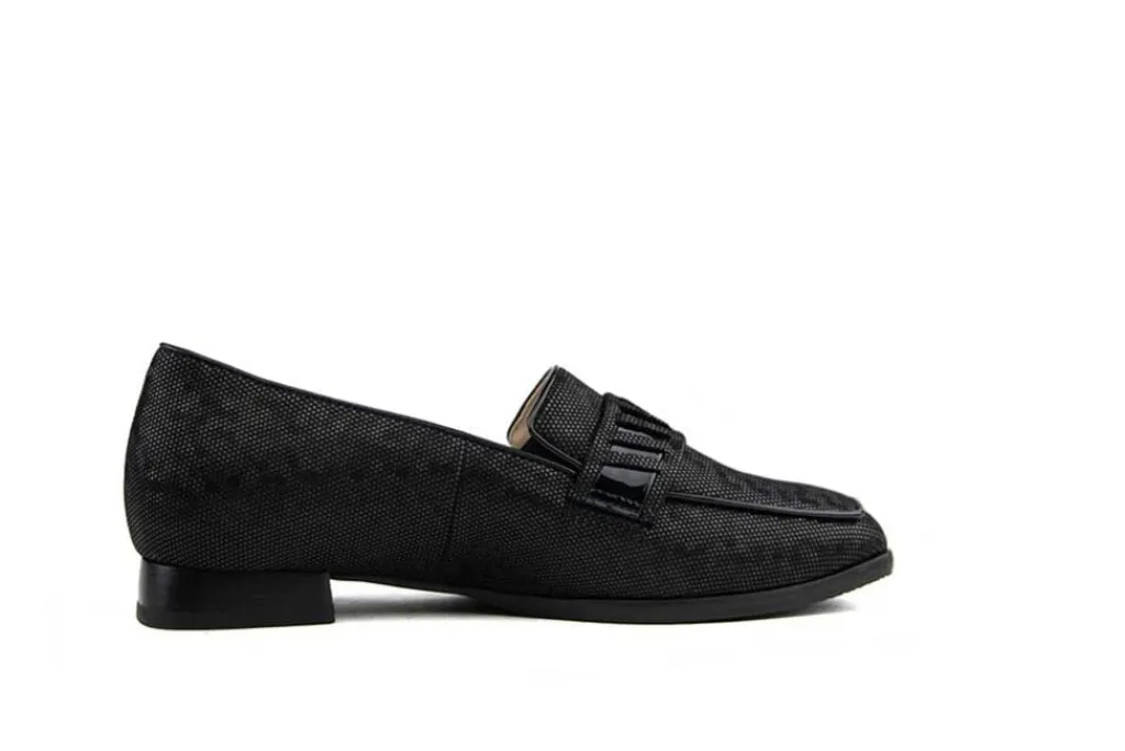 Loafers | Wijdte H^Hassia Loafer Schwarz Multi Pixel
