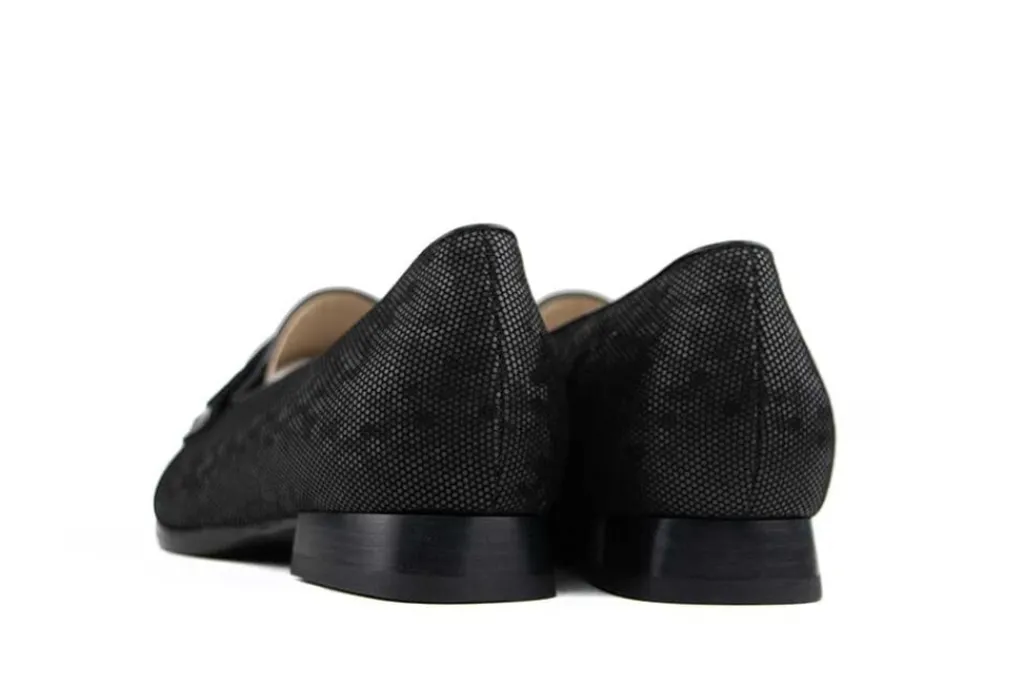 Loafers | Wijdte H^Hassia Loafer Schwarz Multi Pixel