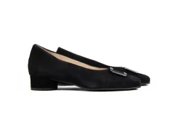 Pumps | Wijdte H^Hassia Pump Zwart Suede