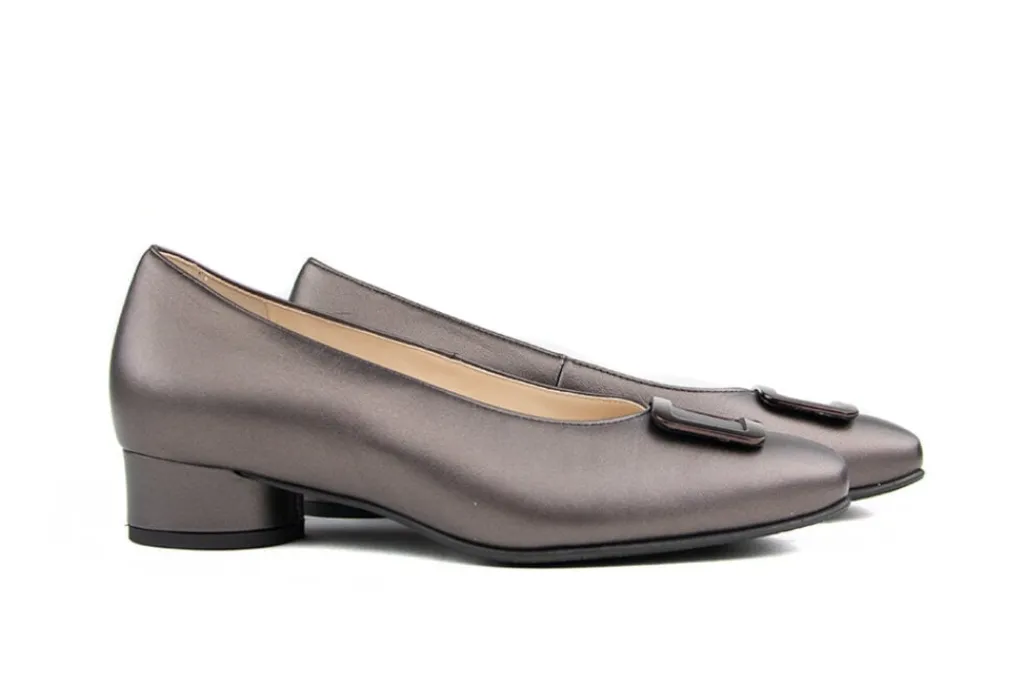 Pumps | Wijdte H^Hassia Pumps Donkerbruin Pearl
