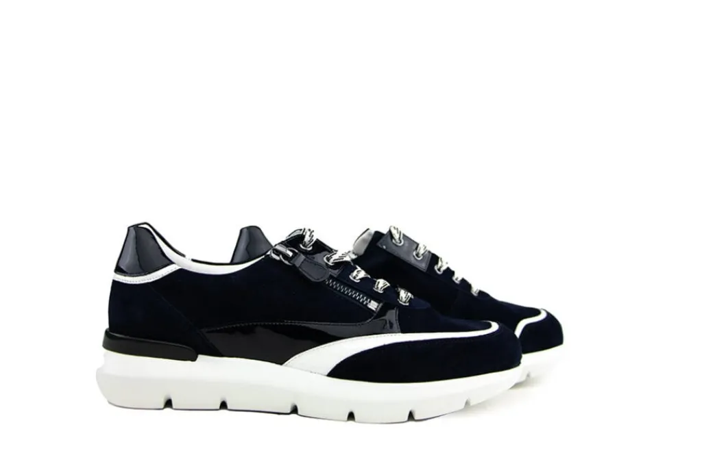 Sneakers | Wijdte H^Hassia Sneaker Blue Weiss