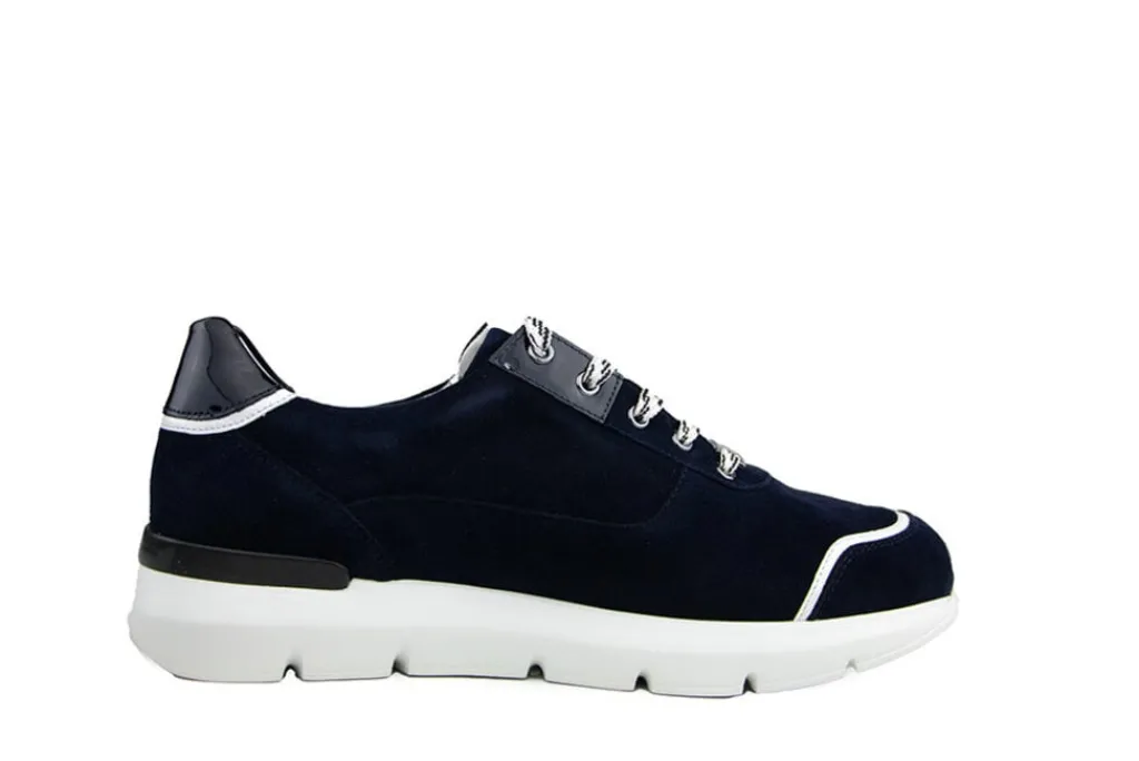 Sneakers | Wijdte H^Hassia Sneaker Blue Weiss