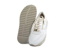 Sneakers^Hassia Sneaker Weiss Platin Gloss