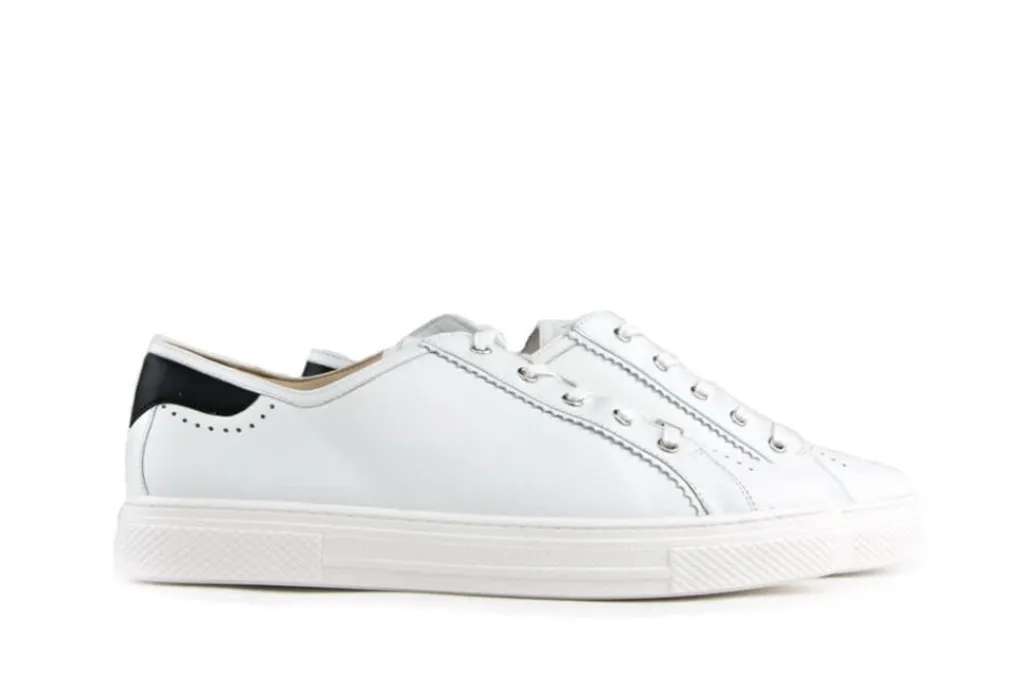 Sneakers | Wijdte H^Hassia Sneakers Wit Zwart