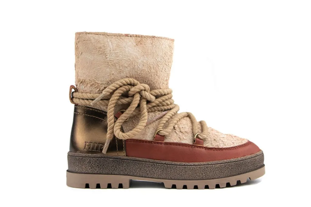 Laarzen^HIP Boot Beige Combi