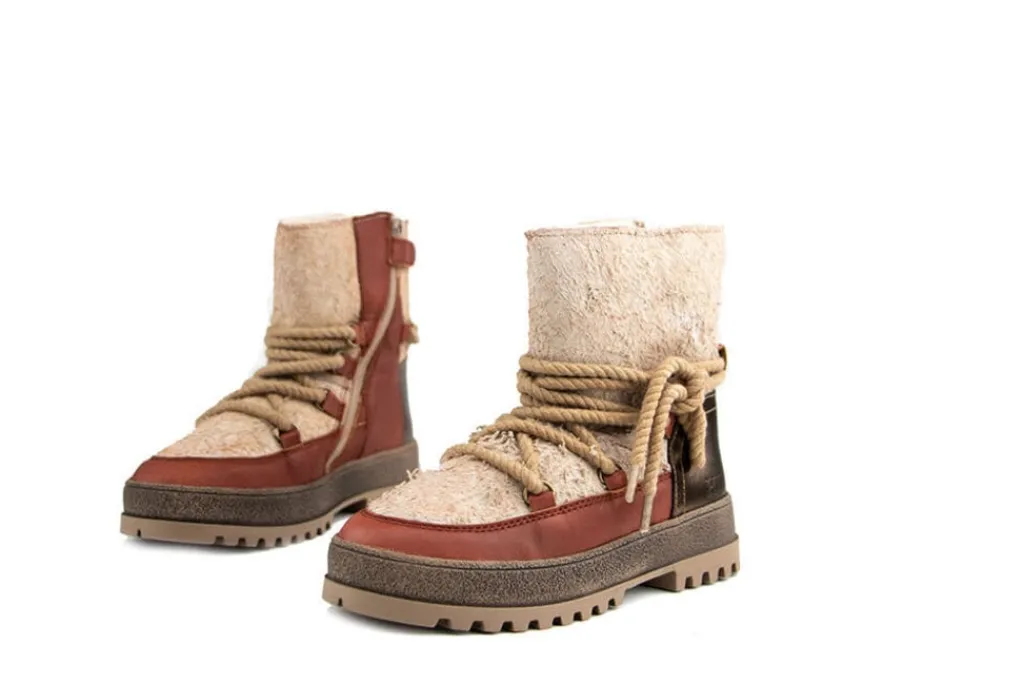 Laarzen^HIP Boot Beige Combi