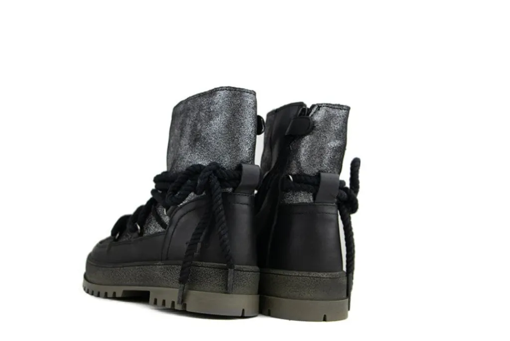 Laarzen^HIP Boots Black Glitter Combi