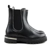 Laarzen^HIP Chelsea Boots Zwart Combi