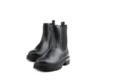 Laarzen^HIP Chelsea Boots Zwart Combi