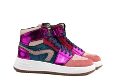 Sneakers^HIP Hoge Sneaker Fucsia Combi