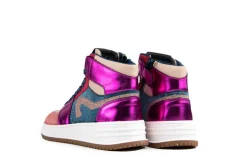 Sneakers^HIP Hoge Sneaker Fucsia Combi