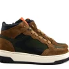 Sneakers^HIP Hoge Sneaker Middenbruin Combi