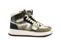 Sneakers^HIP Hoge Sneaker Taupe Combi