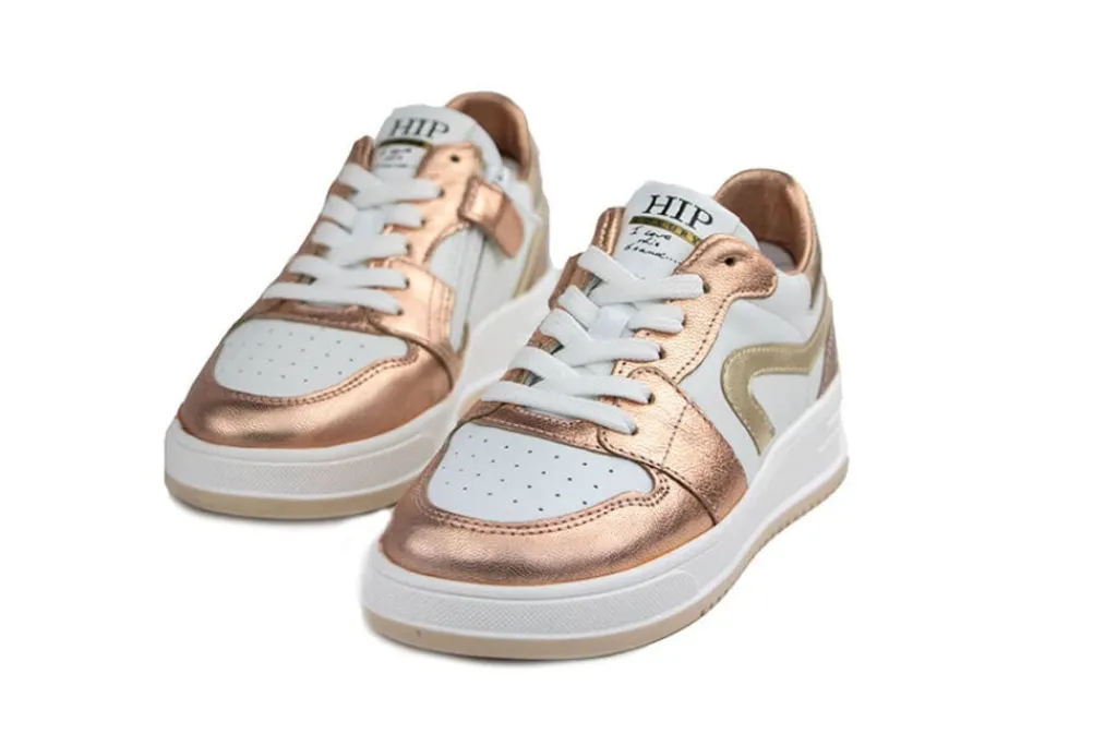 Sneakers^HIP Sneaker Bronze White Combi