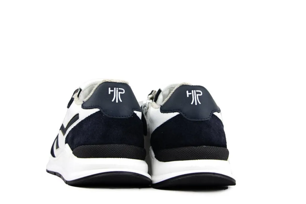 Sneakers^HIP Sneaker Donkerblauw Wit Combi