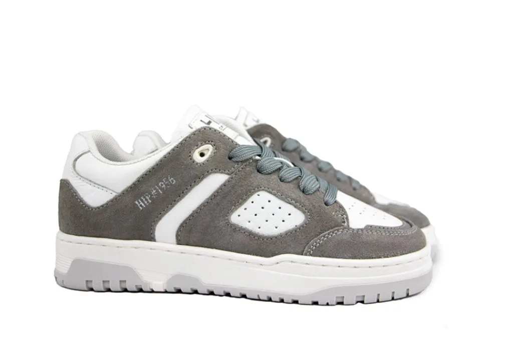 Sneakers^HIP Sneaker Grijs Wit Combi