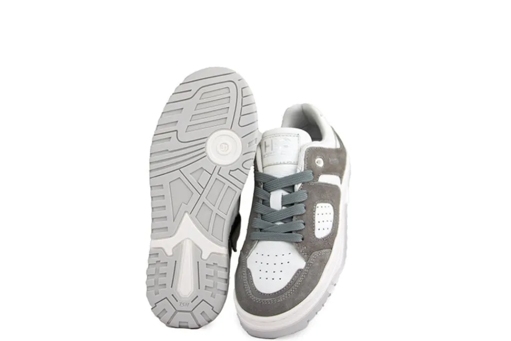 Sneakers^HIP Sneaker Grijs Wit Combi