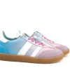 Sneakers^HIP Sneaker Roze Blauw Combi