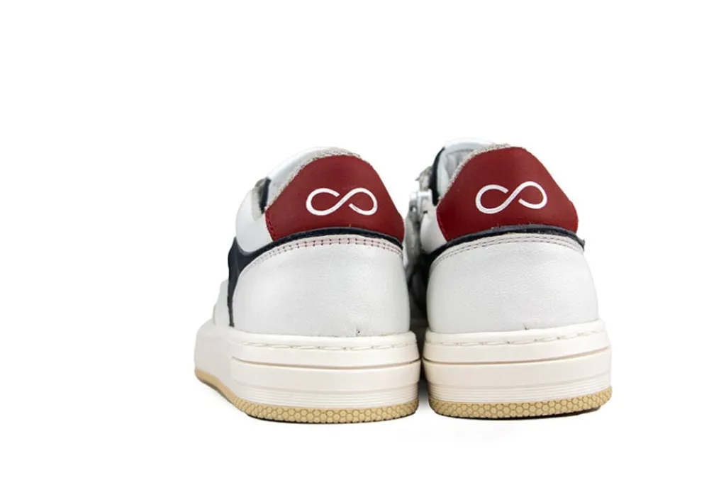 Sneakers^HIP Sneaker Wit Leer Combi