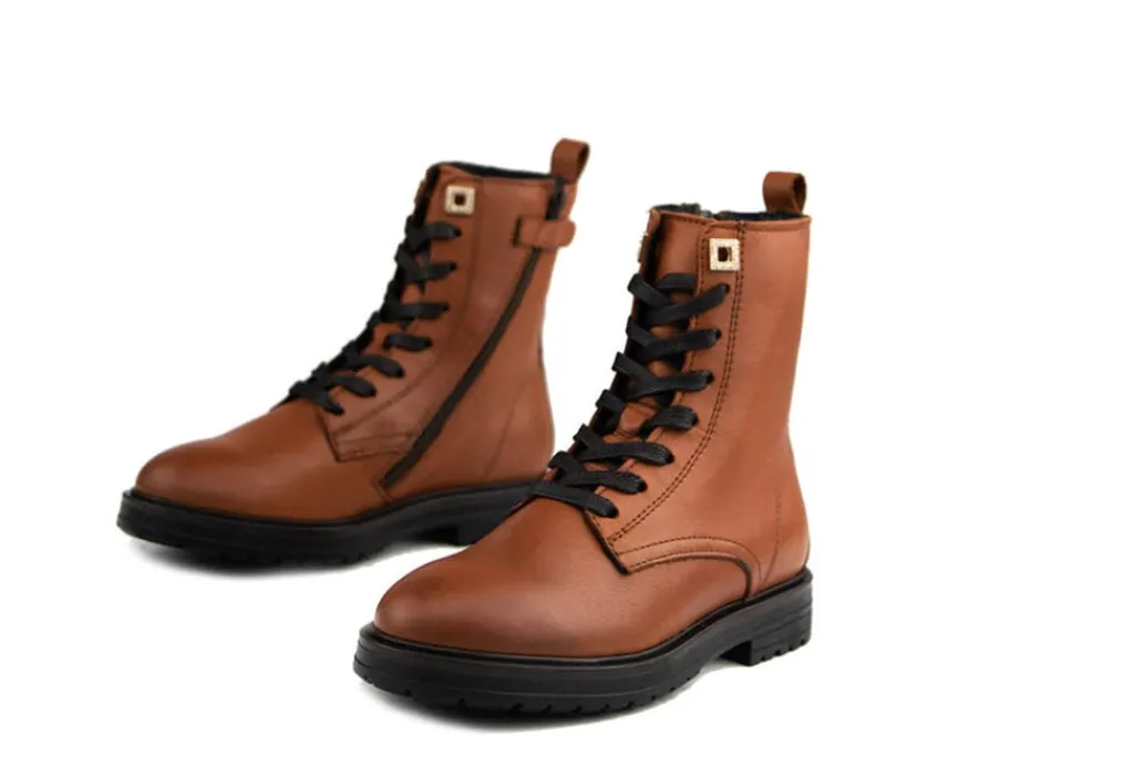 Veterboots En Bikerboots^HIP Veterboot Mid Brown