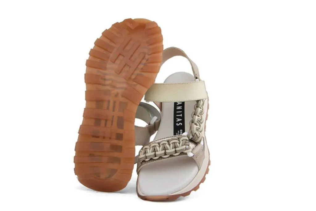 Sandalen | Sandalen En Slippers^Hispanitas Sandaal Maui Taupe Cava