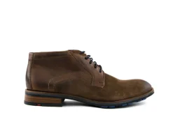 Hoge Veterschoenen | Nette Schoenen^Lloyd Hoge Veter Jaron Havanna Cognac Suede